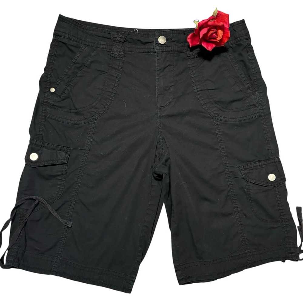 Ron Jon Surf Shop Black Cargo SB Shorts Sz 8 EUC